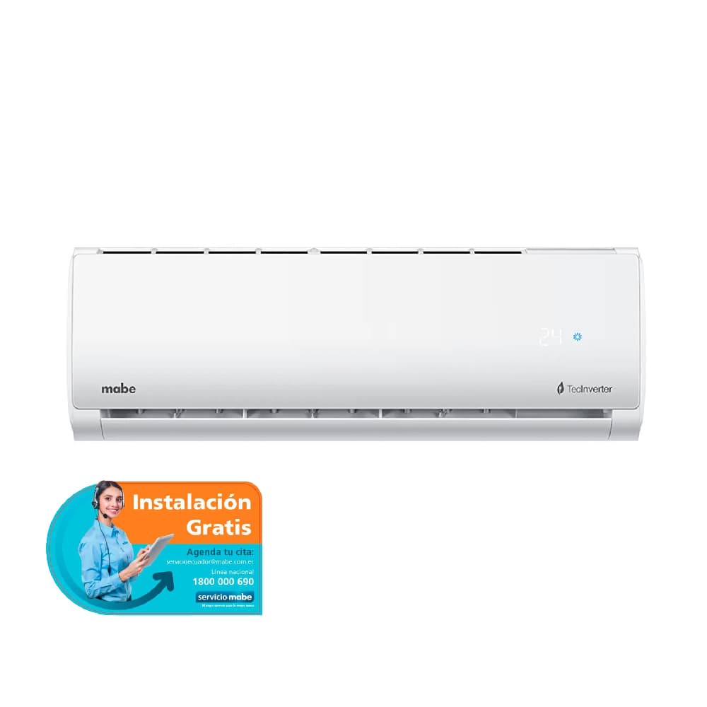 Aire Acondicionado 12000 BTUS Blanco Mabe - MMI12CDBWCCE8