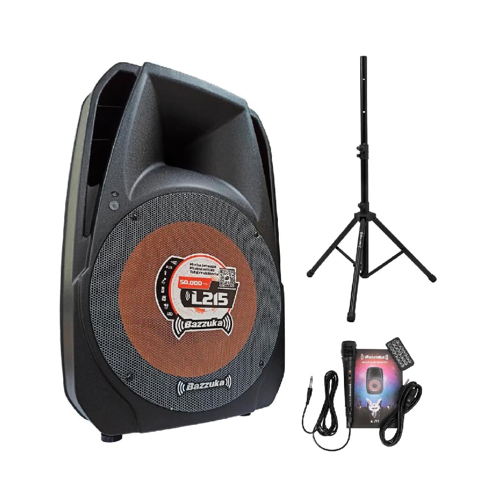 Parlante BAZZUKA BZKL215NP | 50000 Watts FM