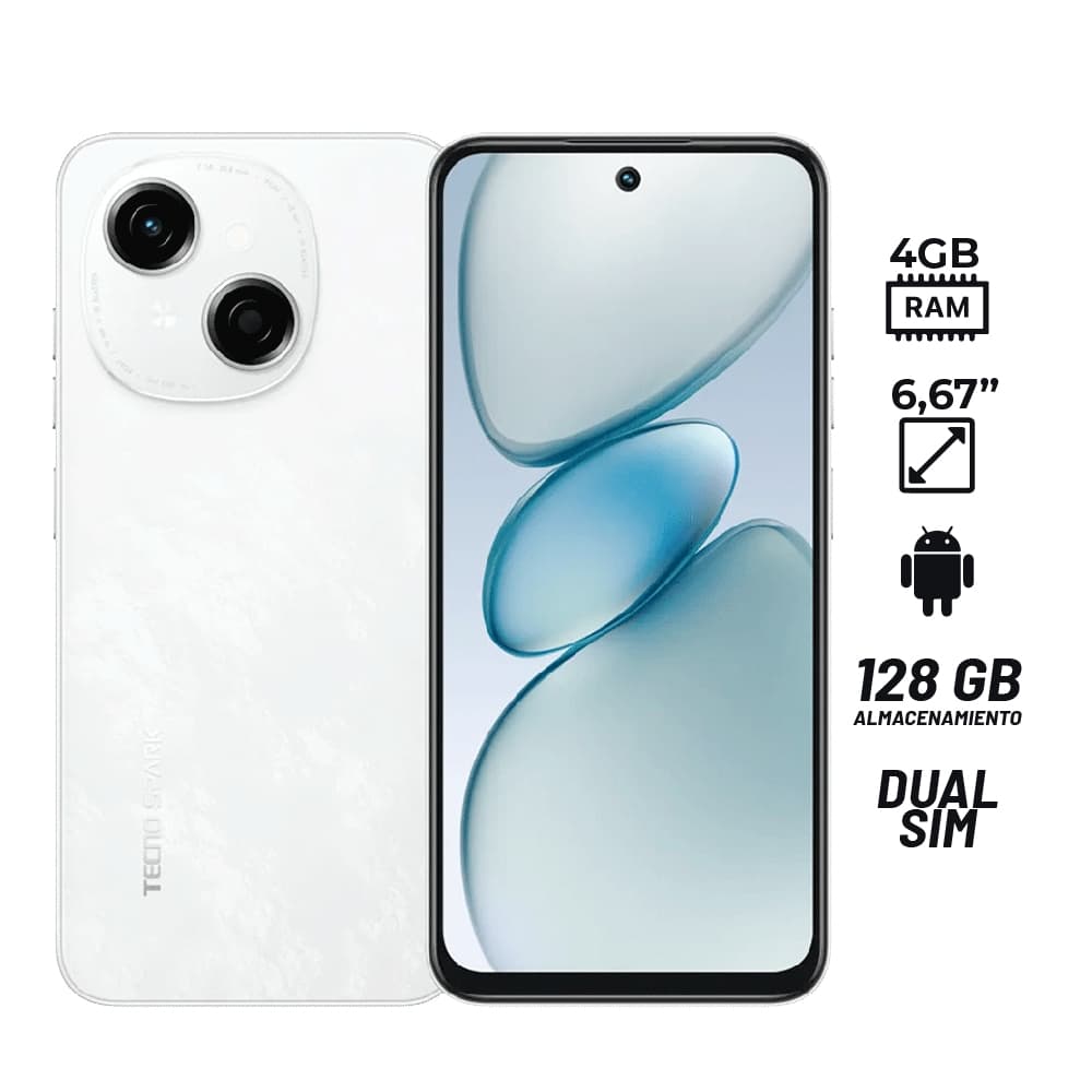 Celular TECNO SPARK GO 1 KL4 / UNISOC TIGER / 6.67" / 4GB-128GB