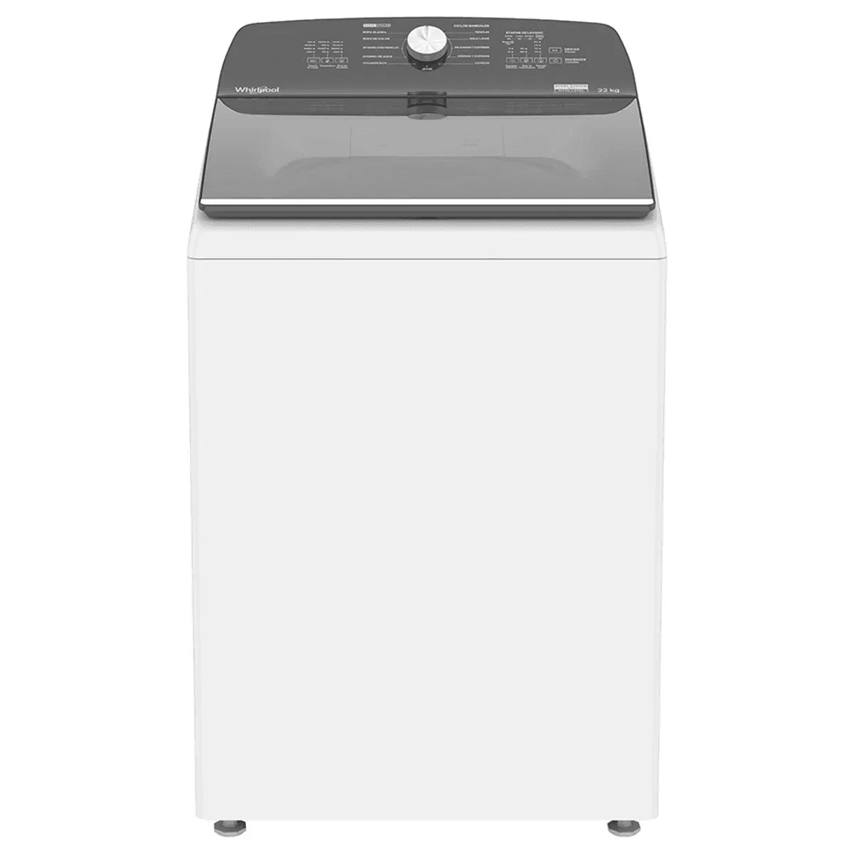 Lavadora Whirlpool 22kg Carga Superior – Xpert System y Ahorro de Agua
