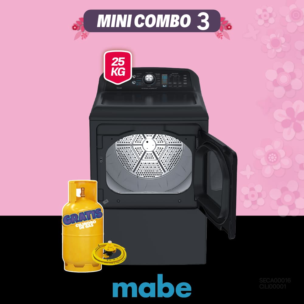 MINI COMBO 3: SECADORA MABE +CILINDRO