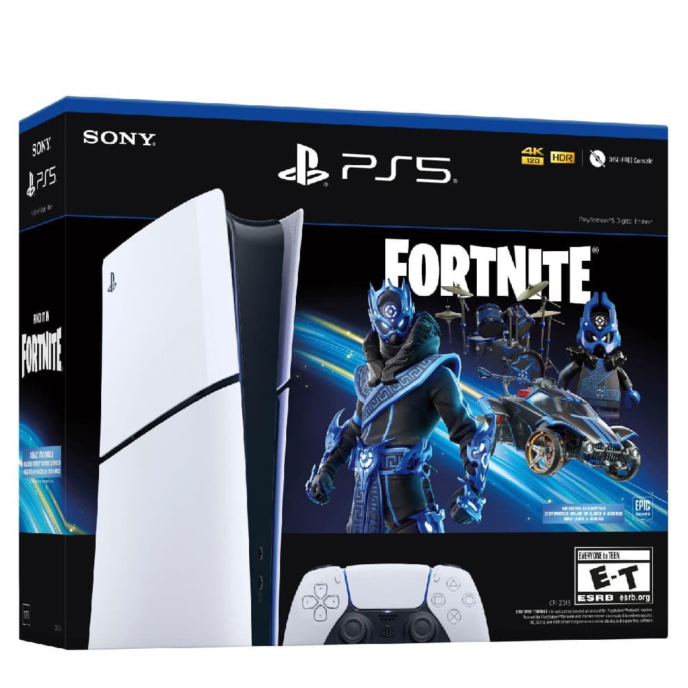 Play Station 5 SONY CDI2015 / Fortnite / SSD 1TB / Edición Digital / Slim