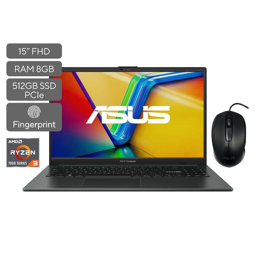 ASUS Laptop VivoBook Go 15.6" Ryzen 3 8GB SSD 512GB | Laptops